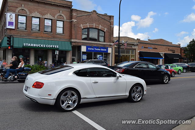 Bentley Continental spotted in Geneva, Illinois