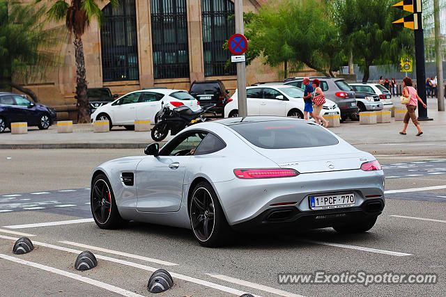 Mercedes AMG GT spotted in Barcelona, Spain