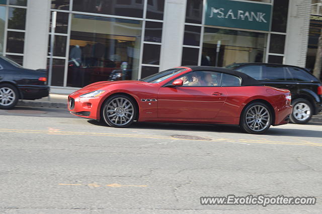 Maserati GranCabrio spotted in Summit, New Jersey