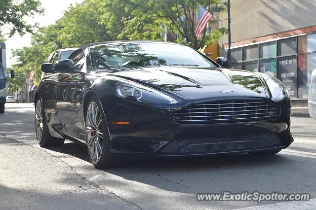 Aston Martin DB9 spotted in Summit, New Jersey