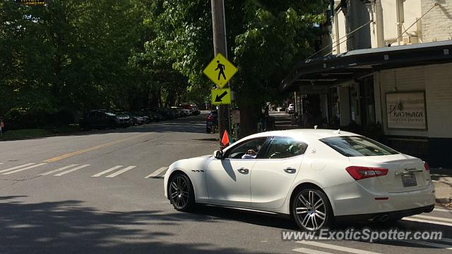 Maserati Ghibli spotted in Seattle, Washington