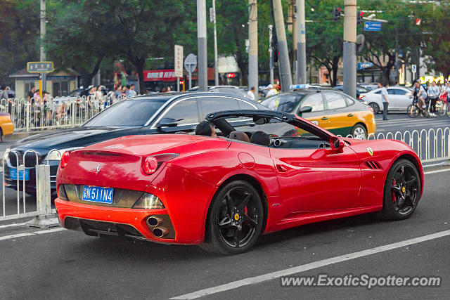 Ferrari California spotted in Beijing, China