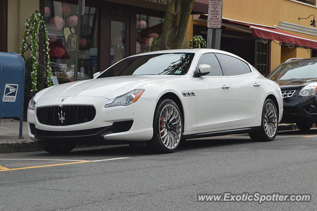 Maserati Quattroporte spotted in Westfield, New Jersey