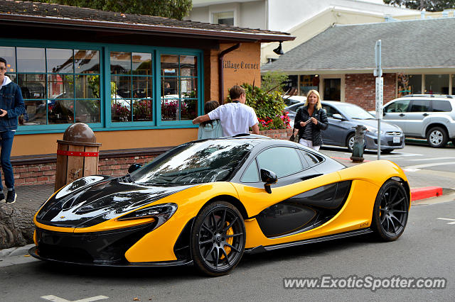 Mclaren P1 spotted in Carmel, California