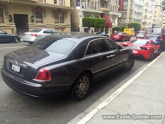 Rolls-Royce Ghost spotted in San Francisco, California