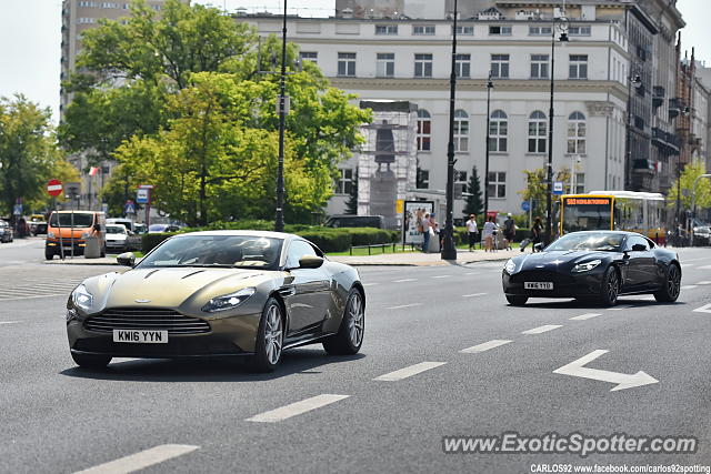 Aston Martin DB11 spotted in Warsaw, Poland