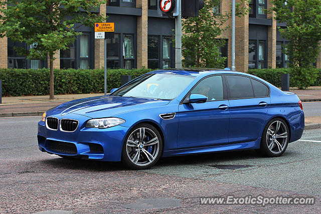 BMW M5 spotted in Cambridge, United Kingdom