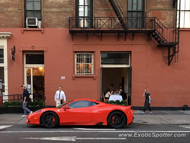 Ferrari 458 Italia spotted in New York, New York