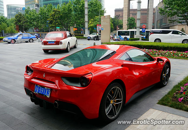 Ferrari 488 GTB spotted in Shanghai, China
