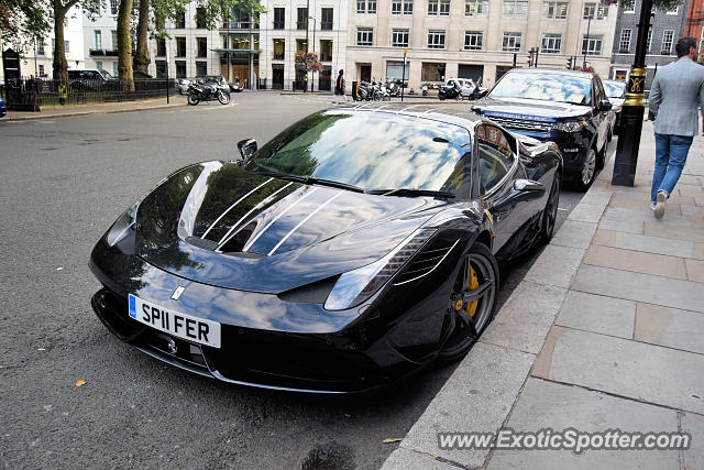 Ferrari 458 Italia spotted in London, United Kingdom