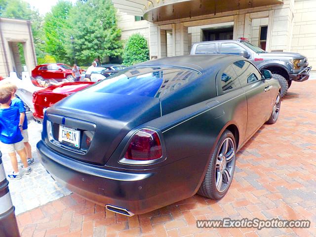 Rolls-Royce Wraith spotted in Atlanta, Georgia