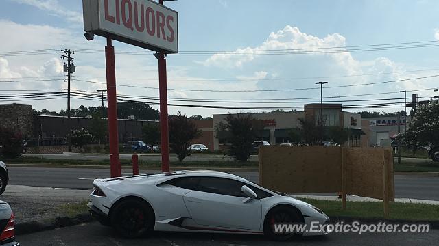 Lamborghini Huracan spotted in Baltimore, Maryland