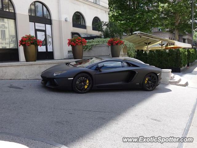 Lamborghini Aventador spotted in Zagreb, Croatia