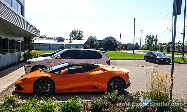 Lamborghini Huracan spotted in London, Ontario, Canada