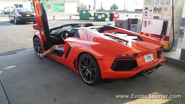 Lamborghini Aventador spotted in Lakewood, New Jersey