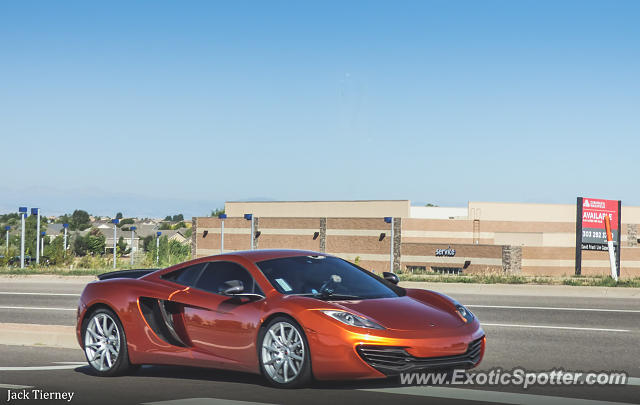 Mclaren MP4-12C spotted in Parker, Colorado