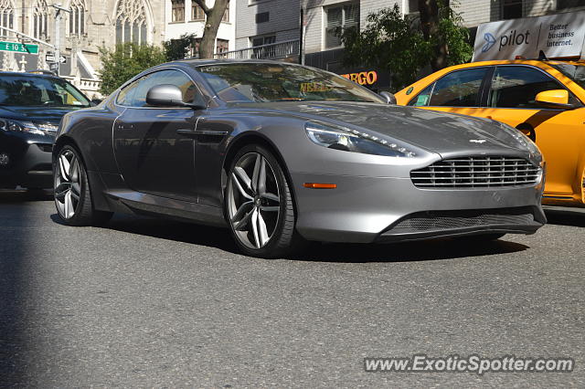 Aston Martin Virage spotted in Manhattan, New York