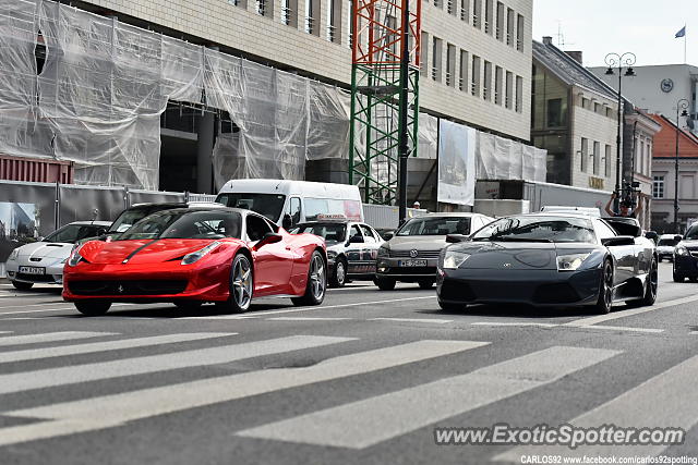 Lamborghini Murcielago spotted in Warsaw, Poland