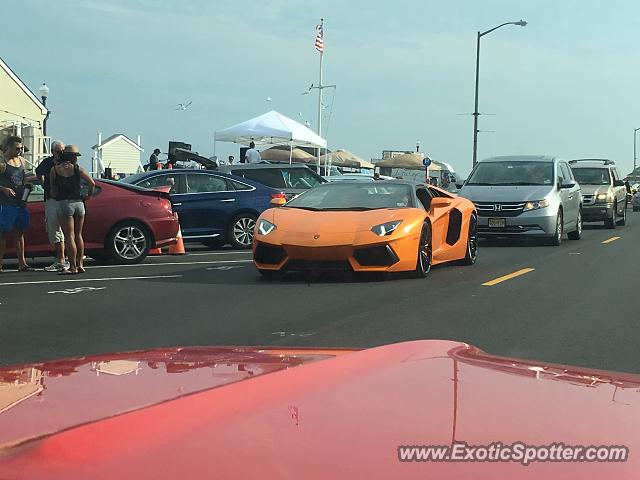 Lamborghini Aventador spotted in Bradley Beach, New Jersey