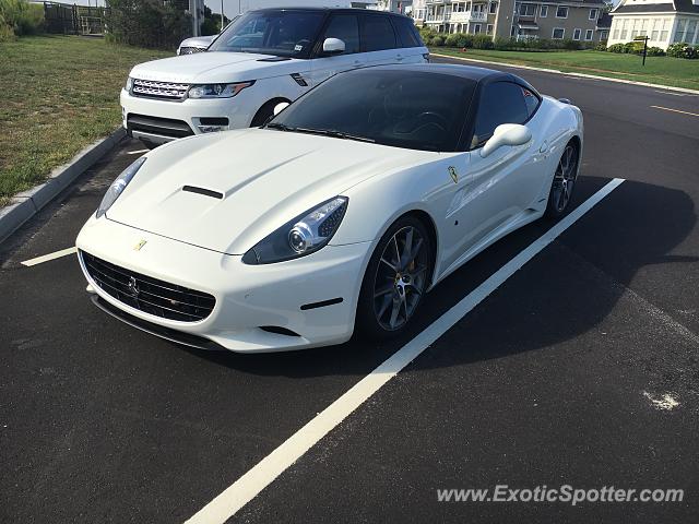 Ferrari California spotted in Spring Lake, New Jersey