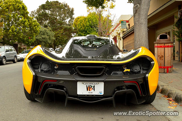 Mclaren P1 spotted in Carmel, California