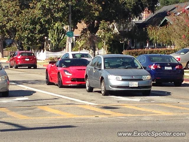 Chevrolet Corvette Z06 spotted in Pasadena, California