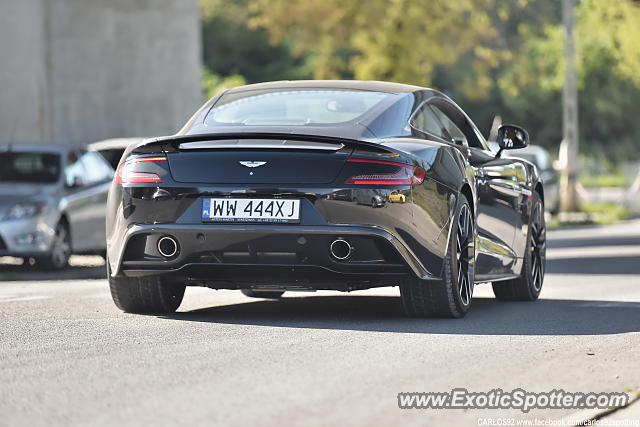Aston Martin Vanquish spotted in Warsaw, Poland