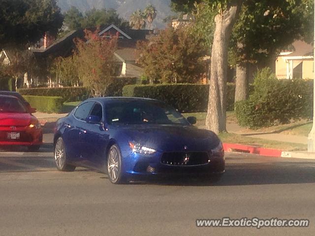 Maserati Ghibli spotted in Pasadena, California