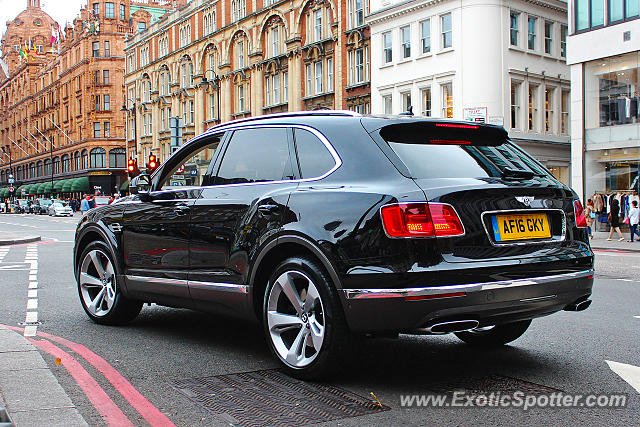 Bentley Bentayga spotted in London, United Kingdom