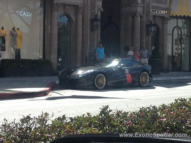 Ferrari F12 spotted in Beverly Hills, California