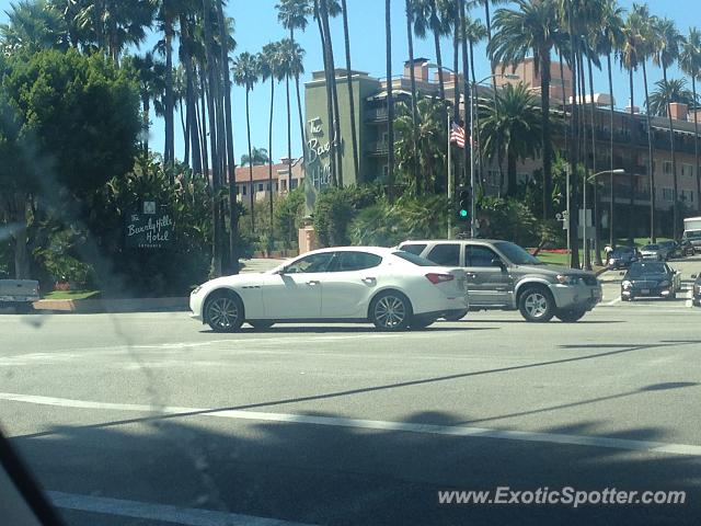 Maserati Ghibli spotted in Beverly Hills, California