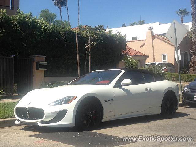 Maserati GranCabrio spotted in Los Angeles, California