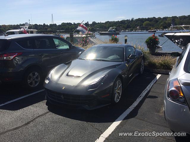Ferrari F12 spotted in Greenwich, Connecticut