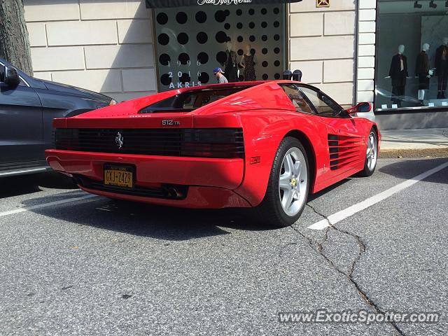 Ferrari Testarossa spotted in Greenwich, Connecticut
