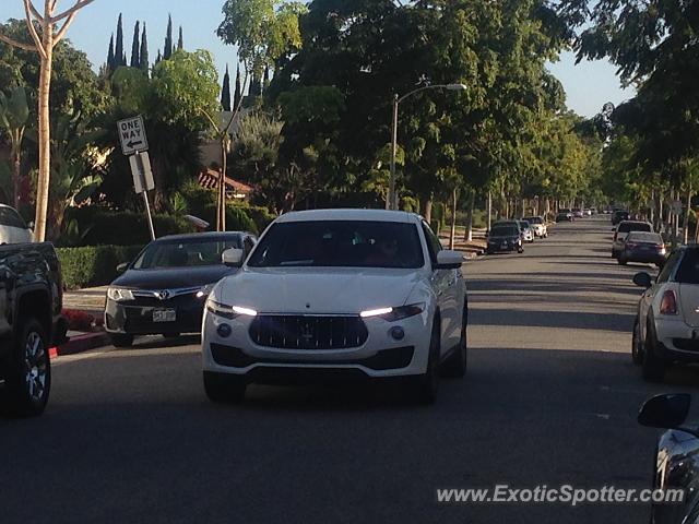 Maserati Levante spotted in Beverly Hills, California