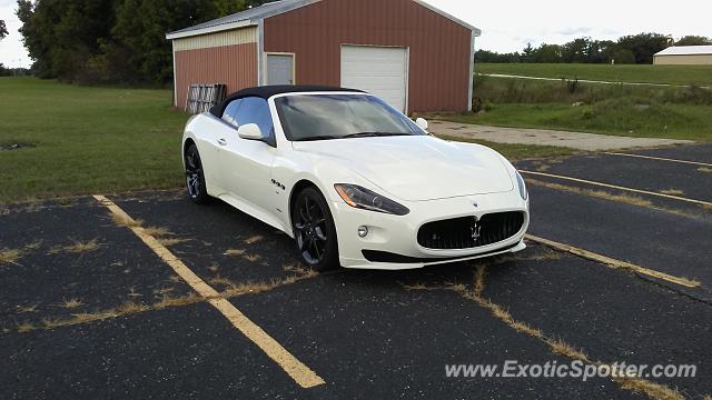 Maserati GranCabrio spotted in Greenville, Michigan