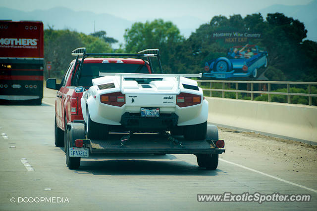 Lamborghini Countach spotted in Highway 1, California
