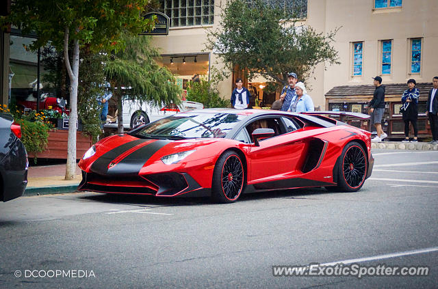 Lamborghini Aventador spotted in Carmel-By-The-Se, California