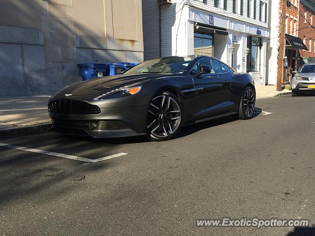 Aston Martin Vanquish spotted in Greenwich, Connecticut