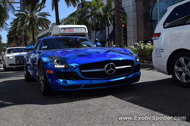 Mercedes SLS AMG spotted in Beverly Hills, California