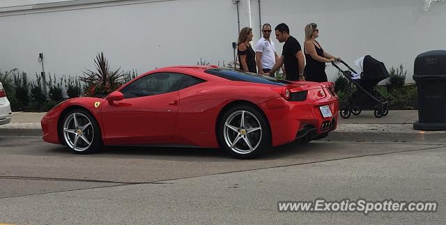 Ferrari 458 Italia spotted in Oakville, On, Canada