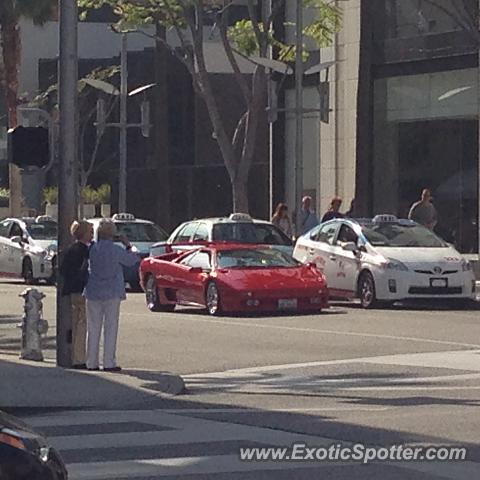 Lamborghini Diablo spotted in Beverly Hills, California