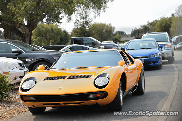 Lamborghini Miura spotted in Carmel Valley, California