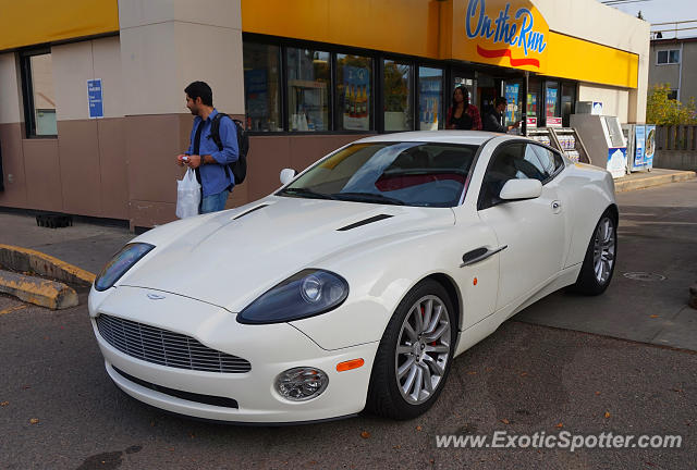Aston Martin Vanquish spotted in Edmonton, Canada