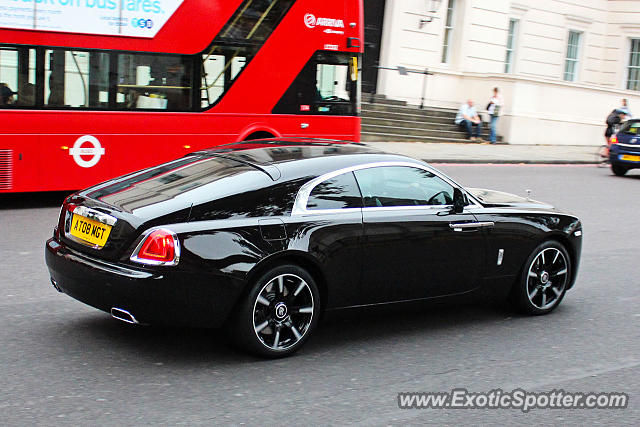 Rolls-Royce Wraith spotted in London, United Kingdom