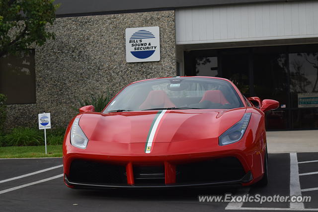 Ferrari 488 GTB spotted in Newport Beach, California