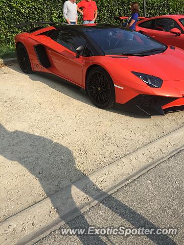 Lamborghini Aventador spotted in Geel, Belgium