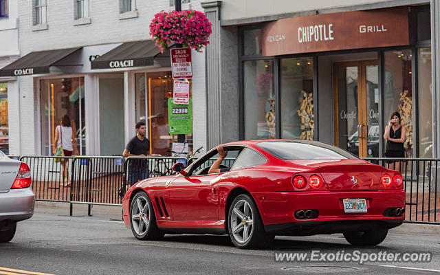 Ferrari 550 spotted in Arlington, Virginia