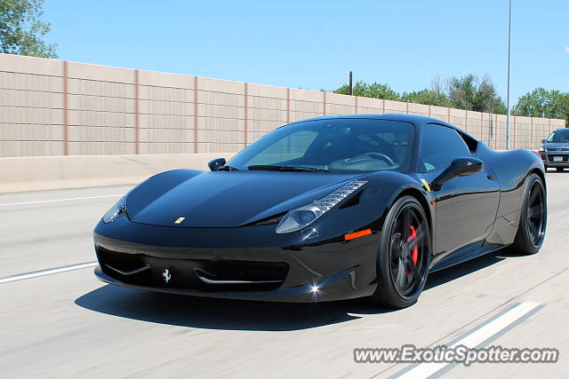 Ferrari 458 Italia spotted in Denver, Colorado