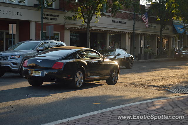 Bentley Continental spotted in Summit, New Jersey